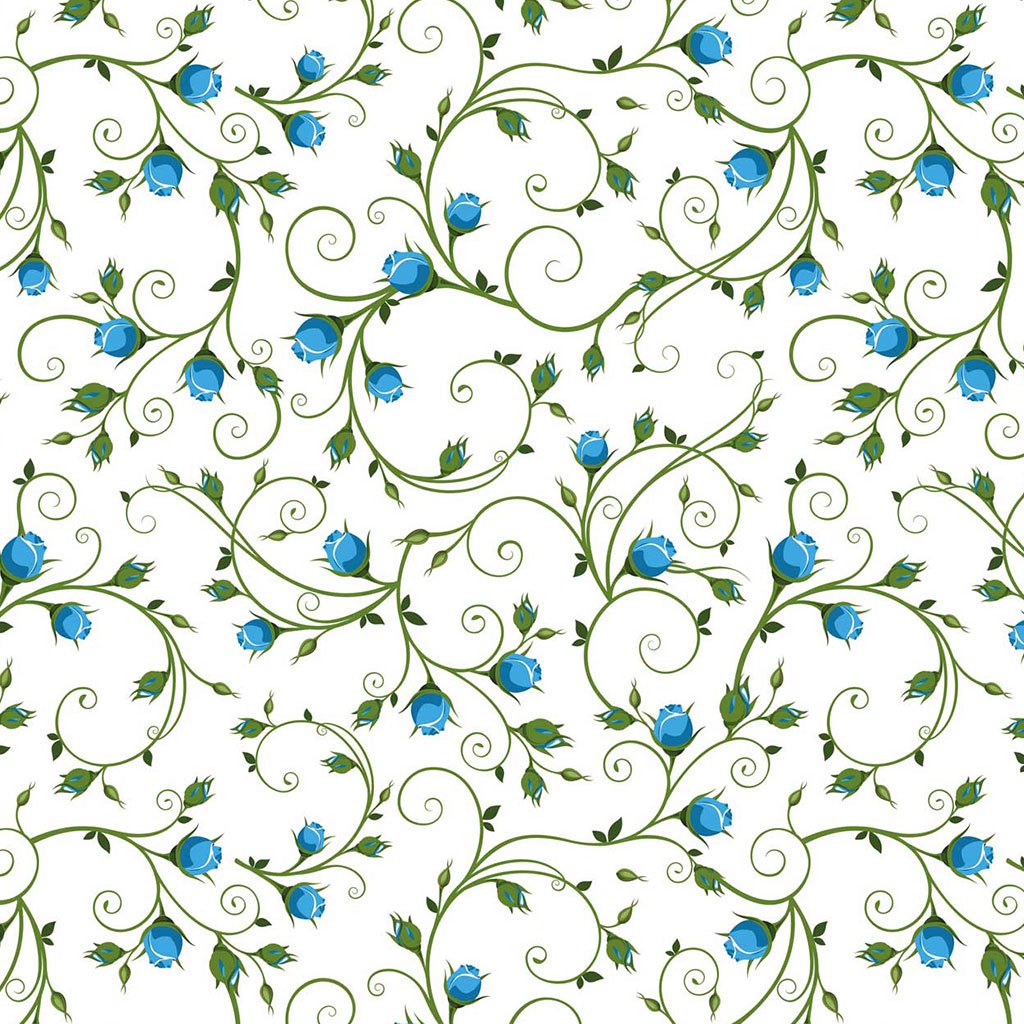 Sır Altı Dekal Blue Rose - 23 x 16 cm