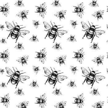 Sır Altı Dekal Bumblebee - 23 x 16 cm