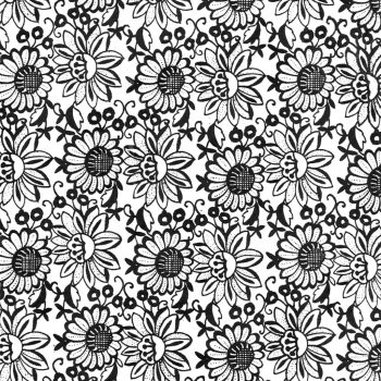 Sır Altı Dekal Flower 15 - 23 x 16 cm