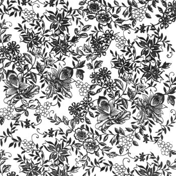 Sır Altı Dekal Flower 16 - 23 x 16 cm