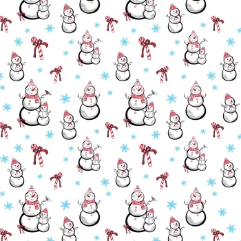 Sır Altı Dekal Snow Man - 35 x 50 cm