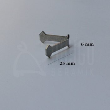 Metal Sır Pişirim Ayağı V Modeli  6mm x 25mm