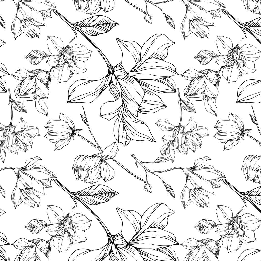 Sır Altı Dekal Magnolia - 23 x 16 cm