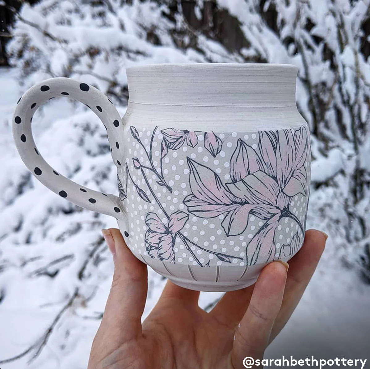 Sır Altı Dekal Magnolia - 23 x 16 cm