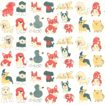 Sır Altı Dekal Köpek - 35 x 50 cm